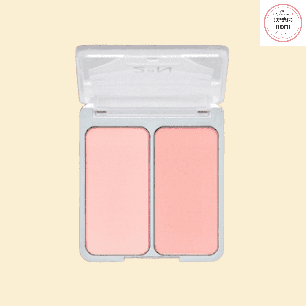 [온세일]투에이엔 듀얼 치크 블러셔 02 러브 로지 생기있는피부