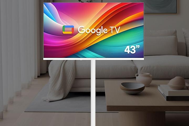 [오늘의딜]화이트에디션 구글스마트 43인치 FHD TV 와이드무빙뷰 삼탠바이미거치가능