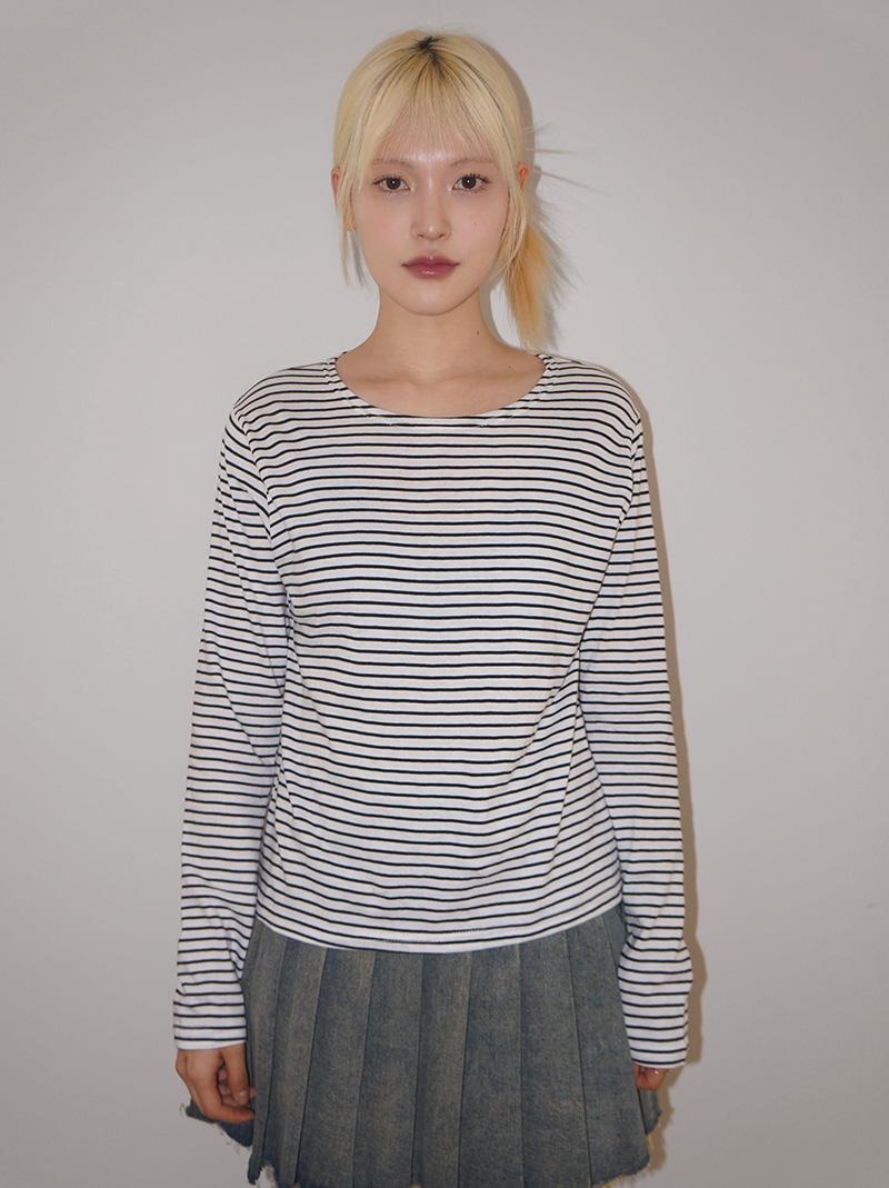 ZERO STRIPE T (blue / black)