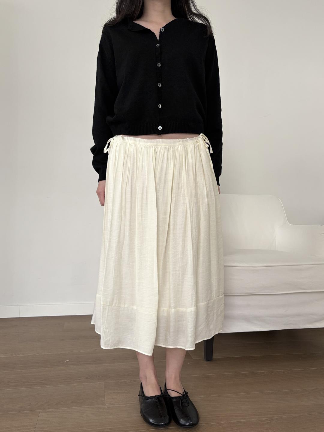 seashell pleated string skirts