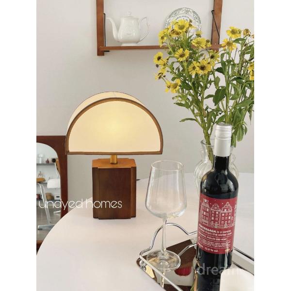 반달조명 무드등 수면등 수유등 우드 하프문 단스탠드