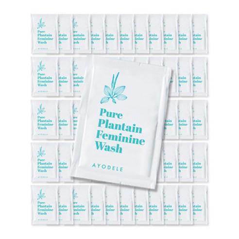 아요델 질경초 여성청결제 1회용 파우치, 4ml, 50개 - 여성청결제 | 쿠팡