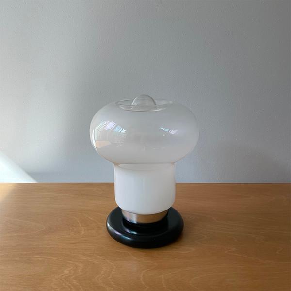 Murano Gradation Glass Table Lamp by Mazzega