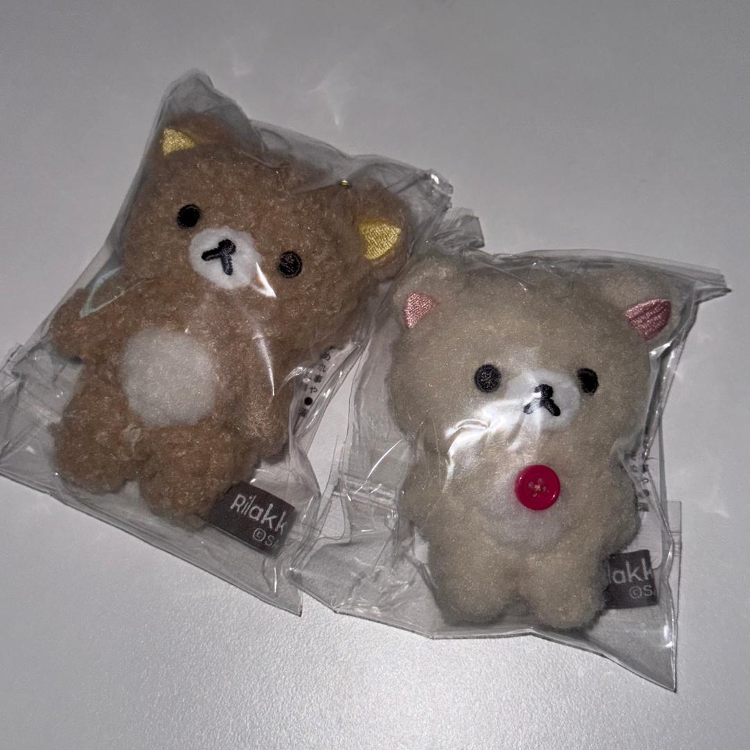 [망키야] 리락쿠마 모코모코 시리즈 뽀글이 봉제인형 키링