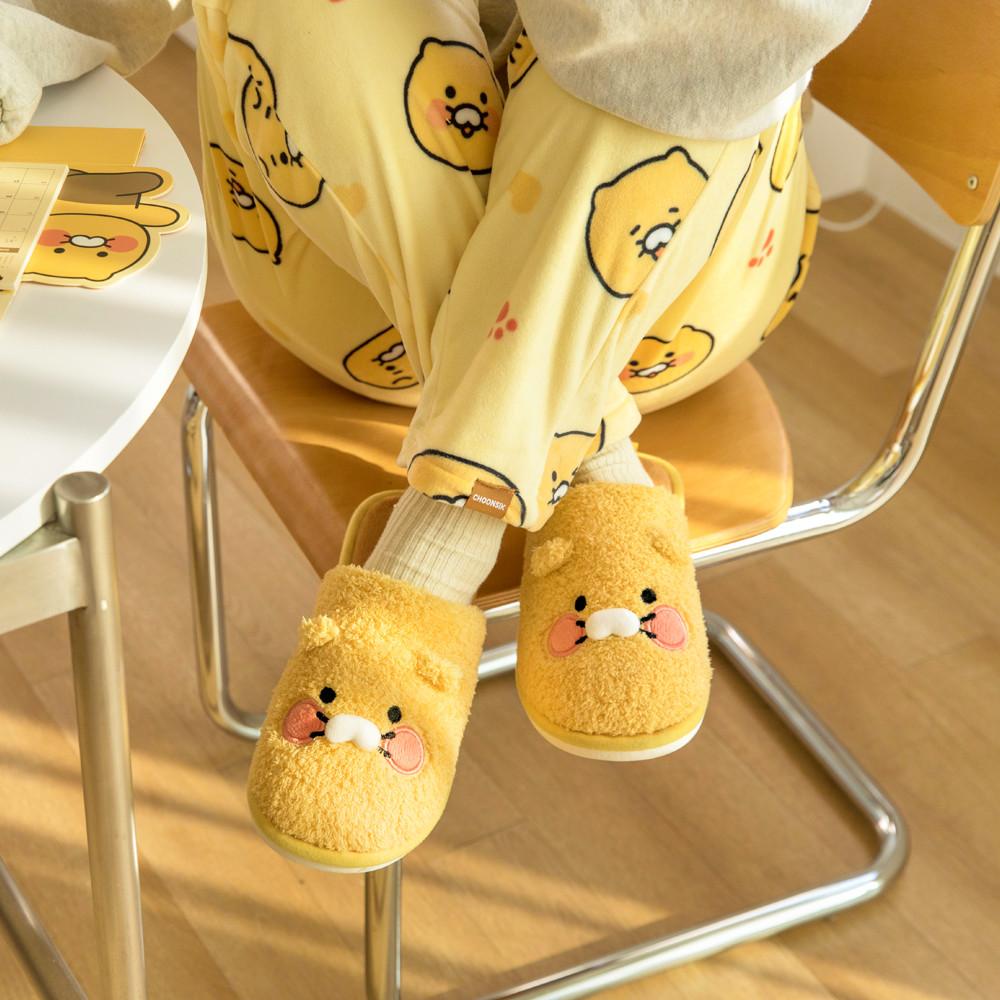 [단독] 카카오프렌즈 춘식이 퍼 슬리퍼