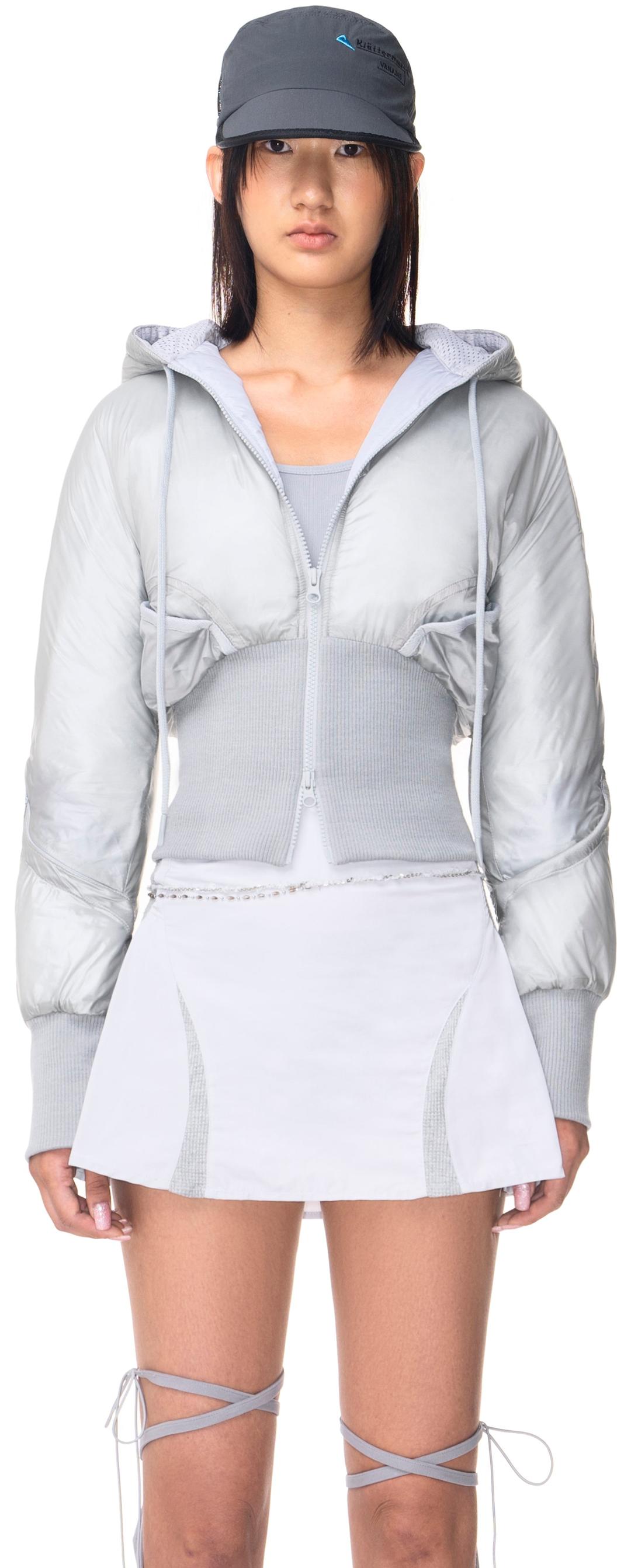 PADDED JACKET - LIGHT GRAY / 1