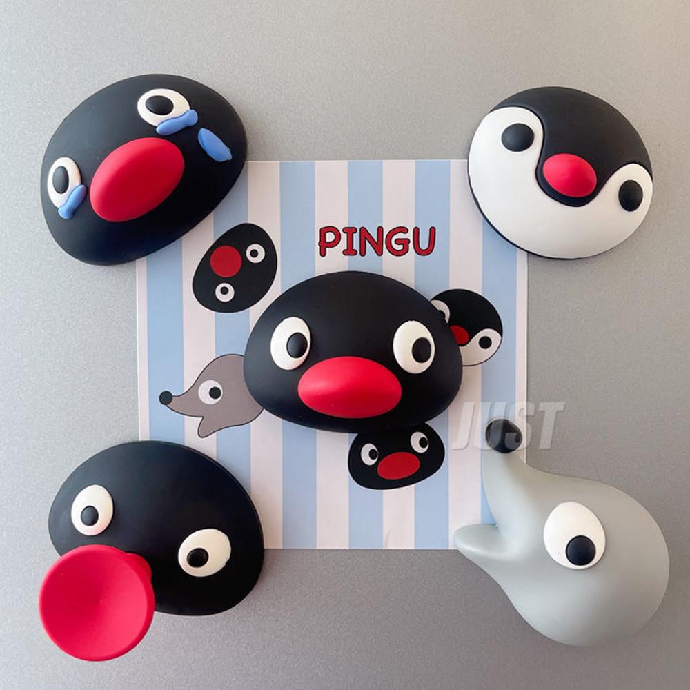 귀여운 핑구 냉장고 자석