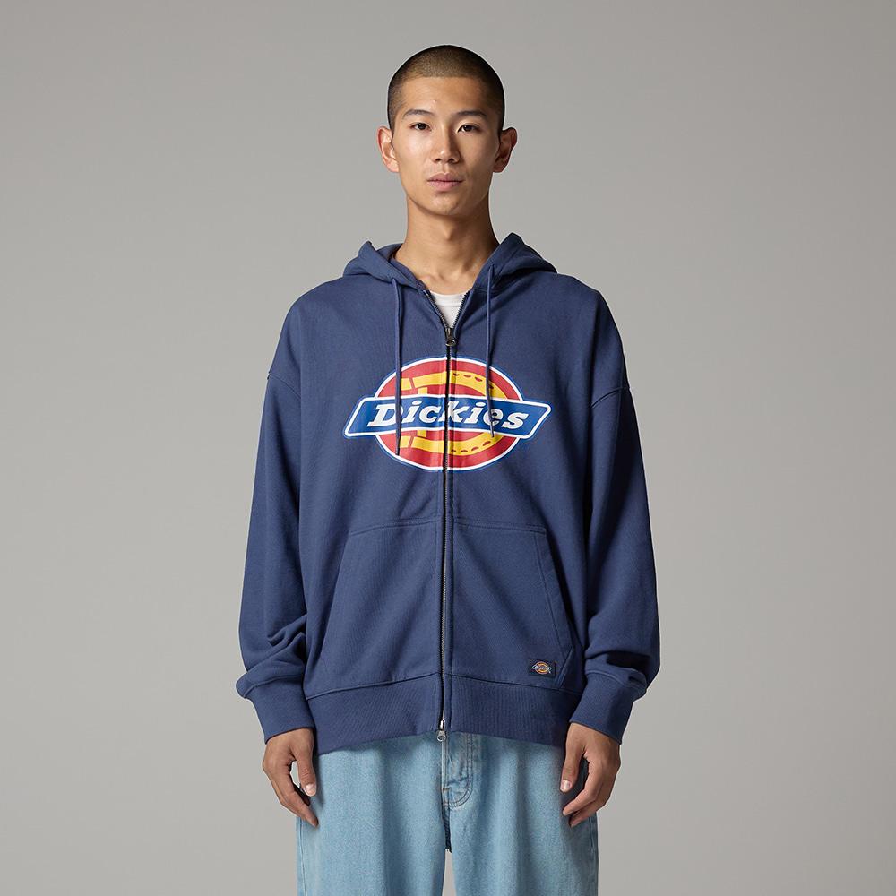 빅 트리 로고 후드 집업 Navy