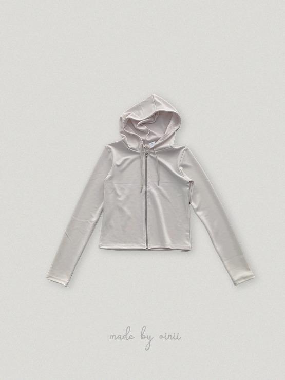 오이니 [o,neul] soba hood zip up - 2color