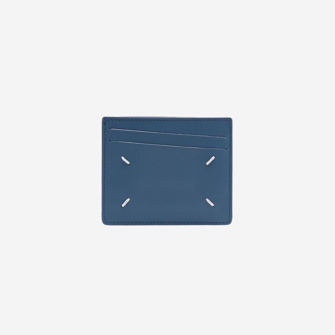 Maison Margiela Bovine Leather Card Holder Blue