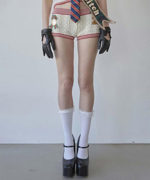 Naughty Girl Shorts Ivory