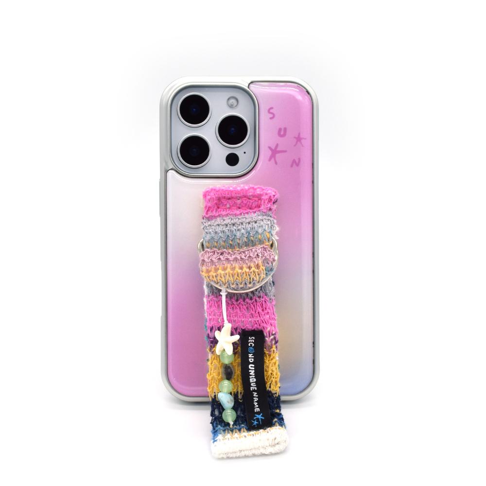 SUN CASE KNIT BELT BLOSSOM (EPOXY SILVER)