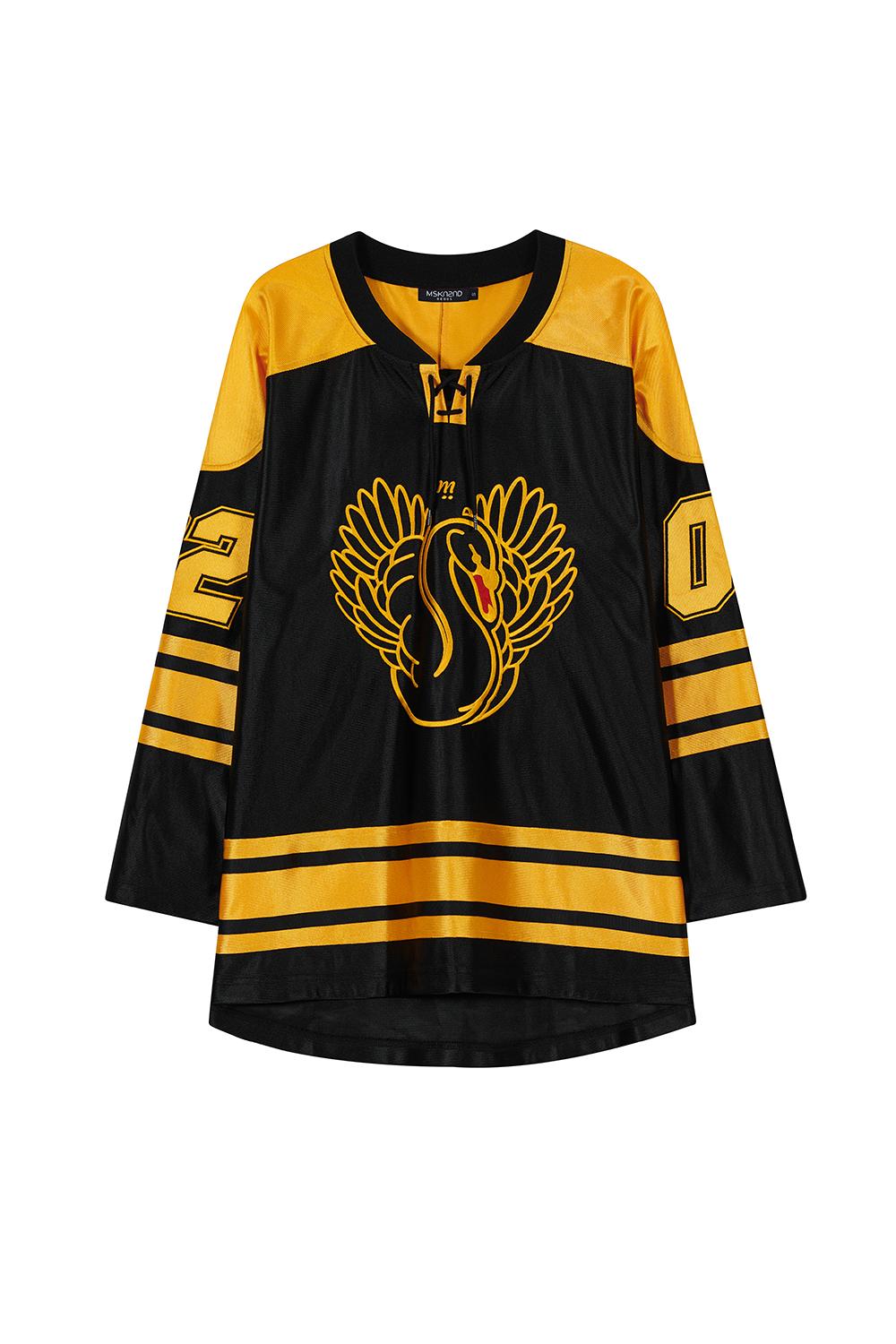 [DJ소다, 스걸파2 김수정 착용] 하키 스완 긴팔 져지 블랙