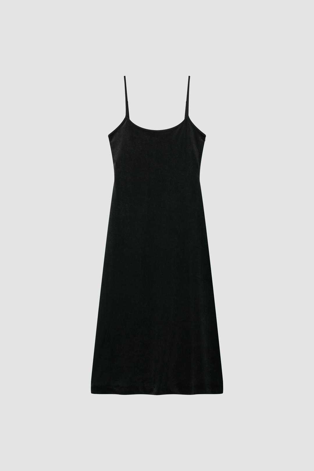 2nd) Carrie Black Velvet Dress