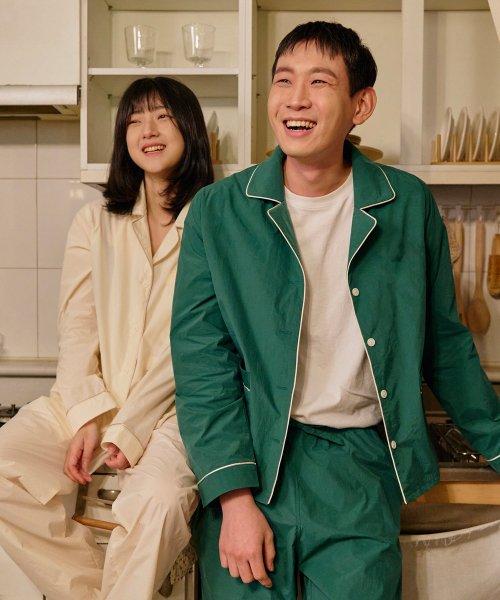 유기농 순면 소프트 롱 슬리브 잠옷 세트