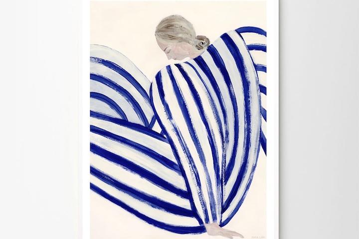 소피아린드 Blue Stripe At Concorde 블루스트라이프 50x70cm