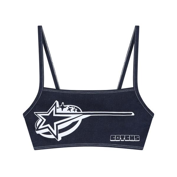 STAR DENIM BRA TOP
