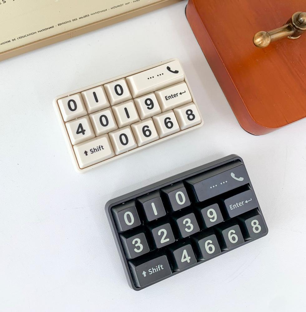 2color 자동차 키보드 주차번호판 차량번호판