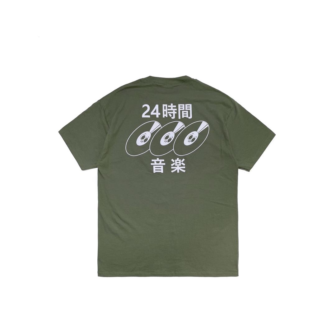 24PP Face SS Tee (Military Green)