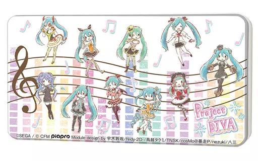 01.五線譜デザイン(初音ミクver.) グラフアートデザイン キャラチャージN 「初音ミク -Project DIVA-」