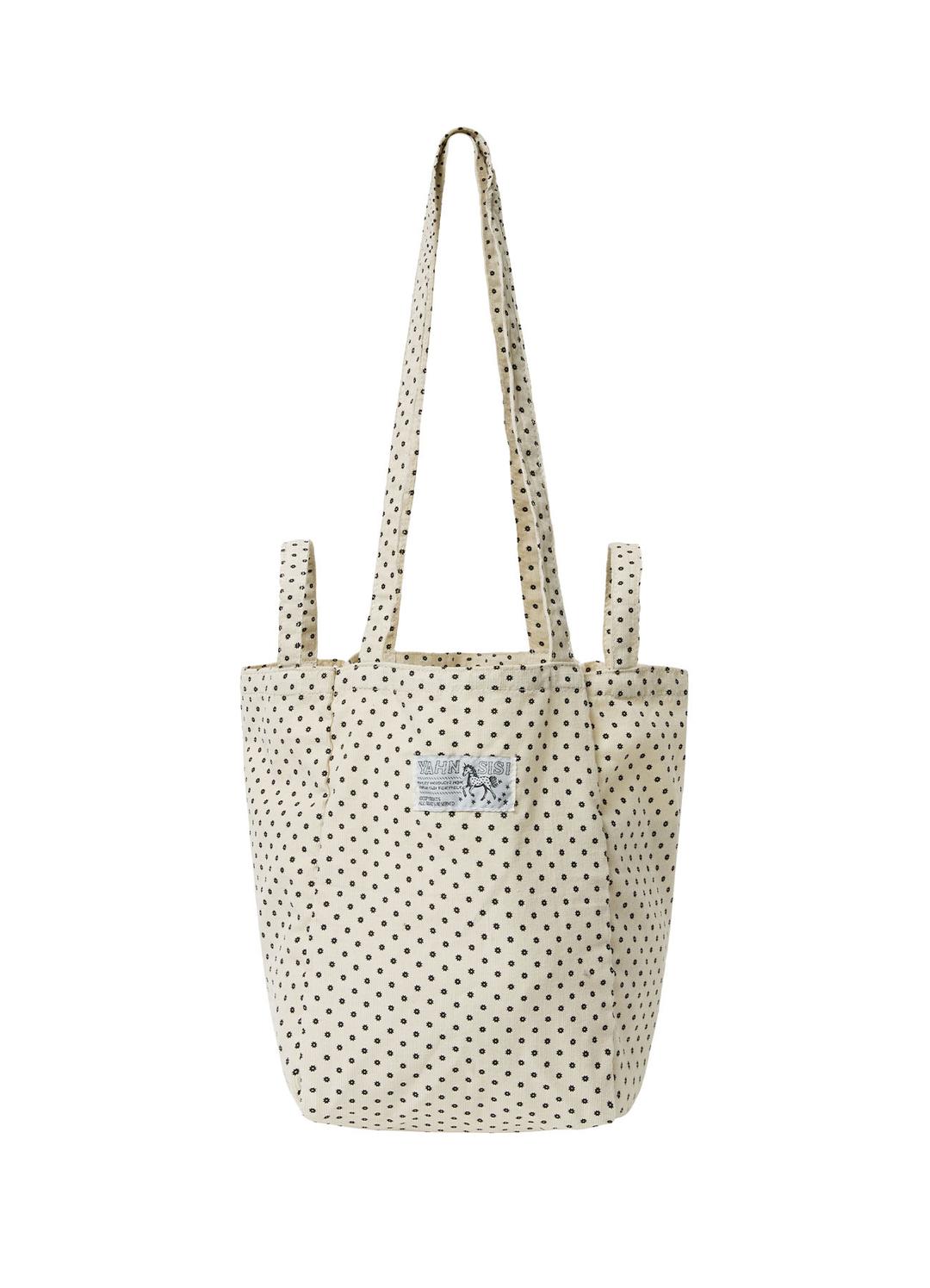 투웨이 데이백 - 도트 플라워 아이보리