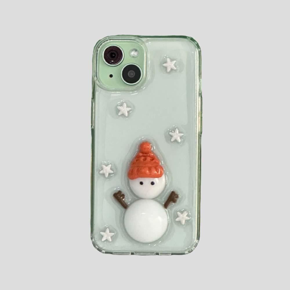 Snow man resin case 눈사람 레진 케이스 폰케이스