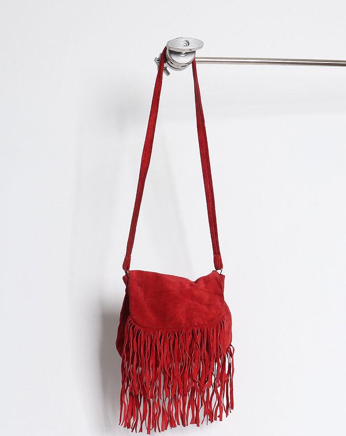 Vintage MID WESTERN SPORT TOGS Fringe Cross Bag