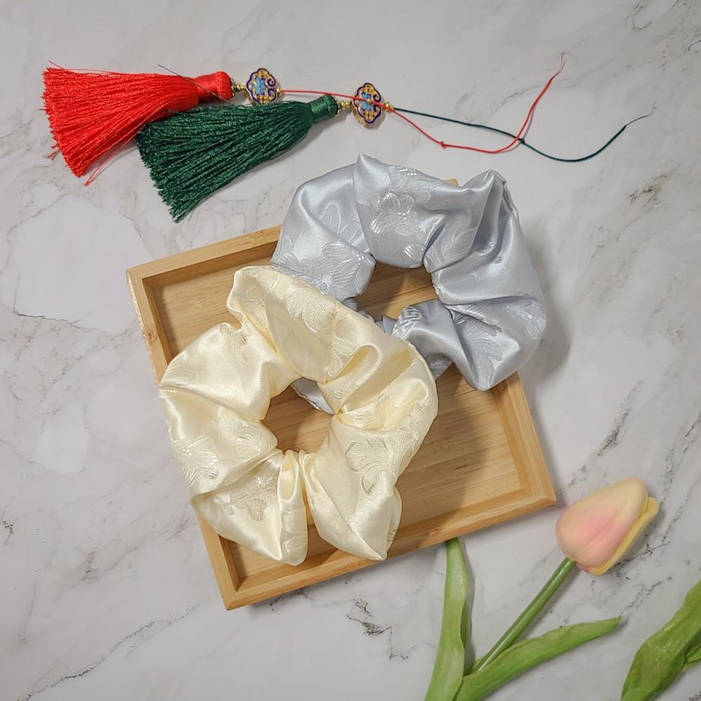 금화은화 한복 헤어 스크런치 곱창밴드 곱창머리끈 헤어슈슈 외국인선물