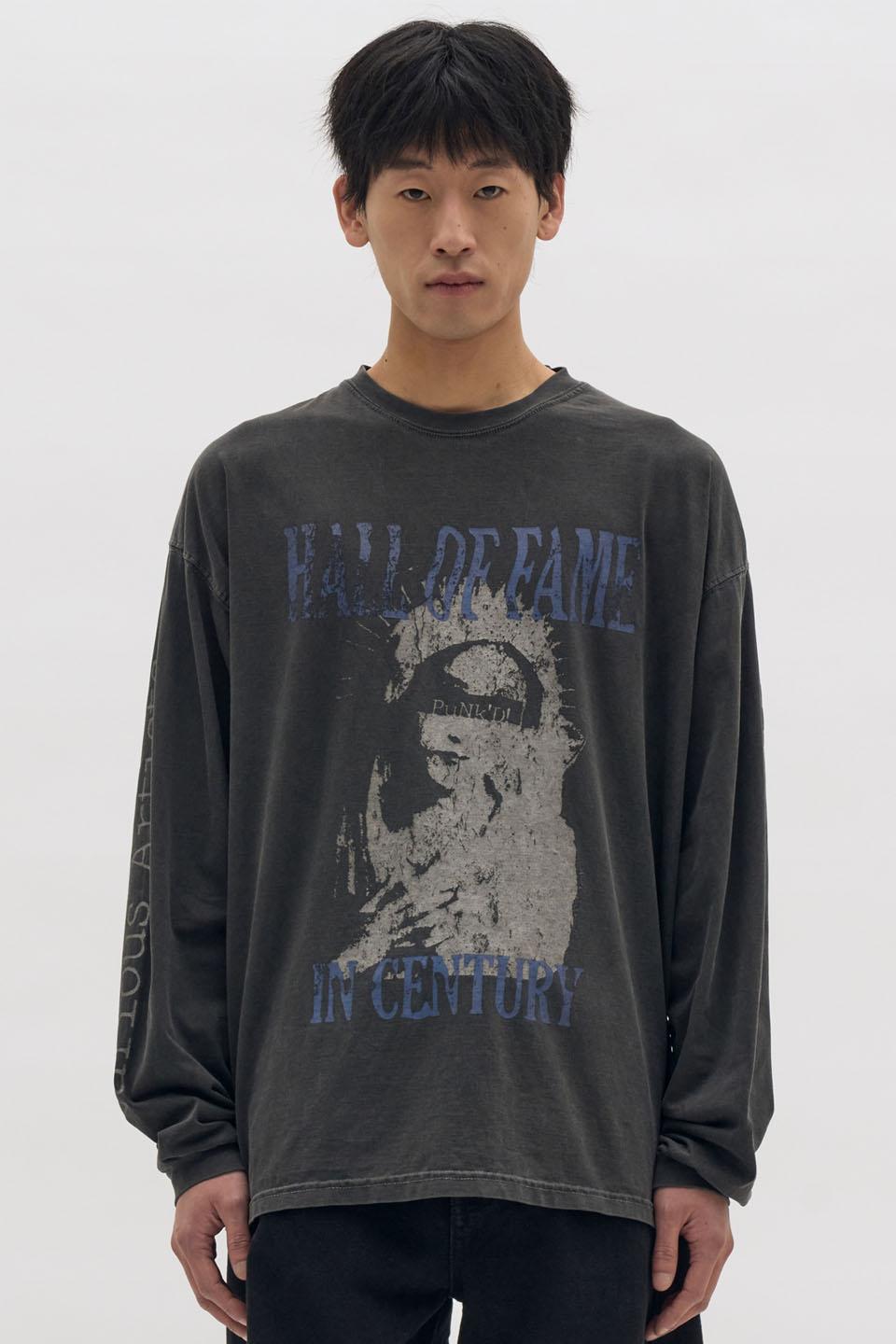 FUNK GRAPHIC LONG SLEEVE [CHARCOAL]