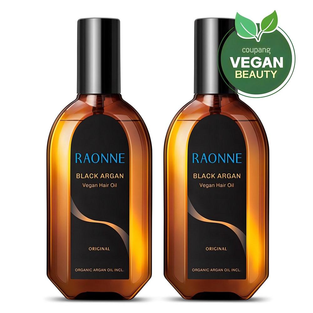라온느 블랙 아르간 헤어오일, 100ml, 2개 - 헤어오일 | 쿠팡