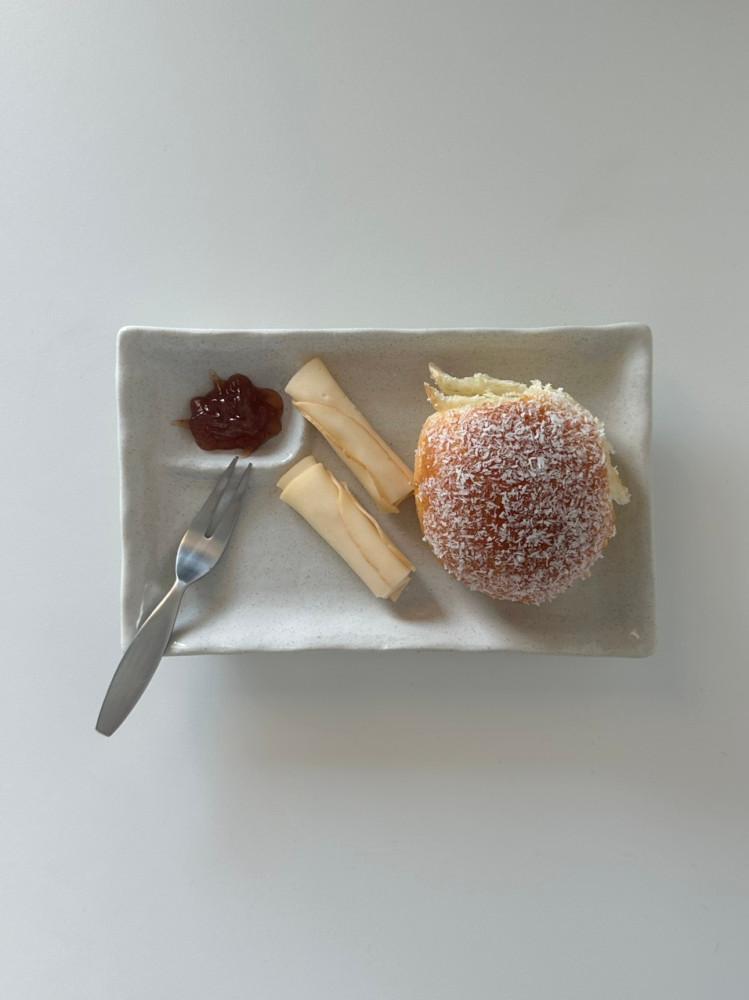 2 room plate/2칸 2구 일식 나눔접시 플레이트