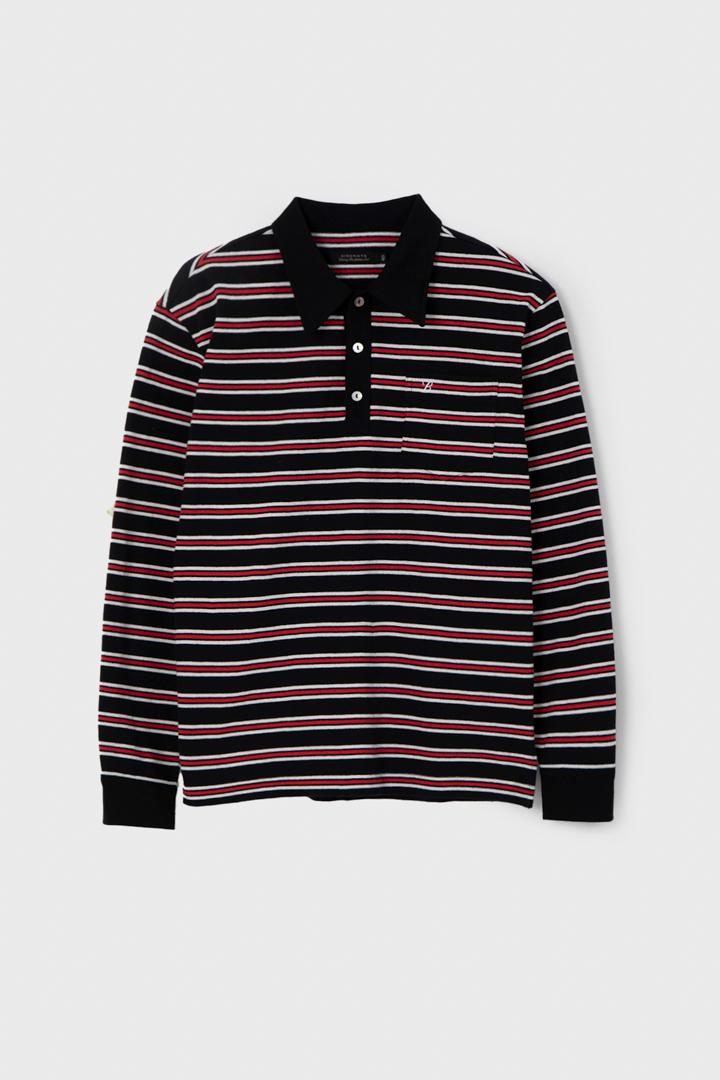 BIRDNOTE RUGBY SHIRTS (BLACK)