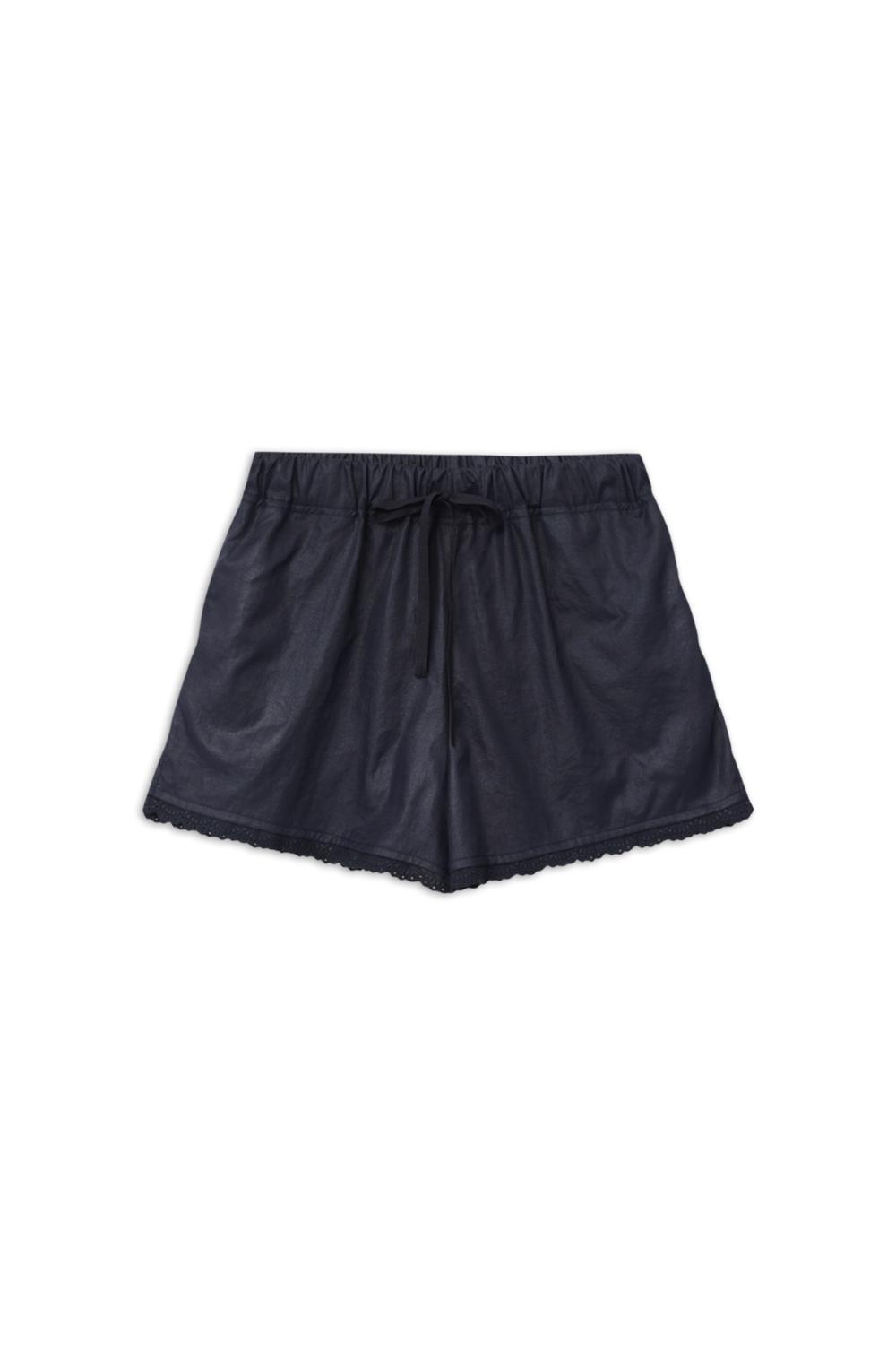 Lace Layered Shorts (NAVY)