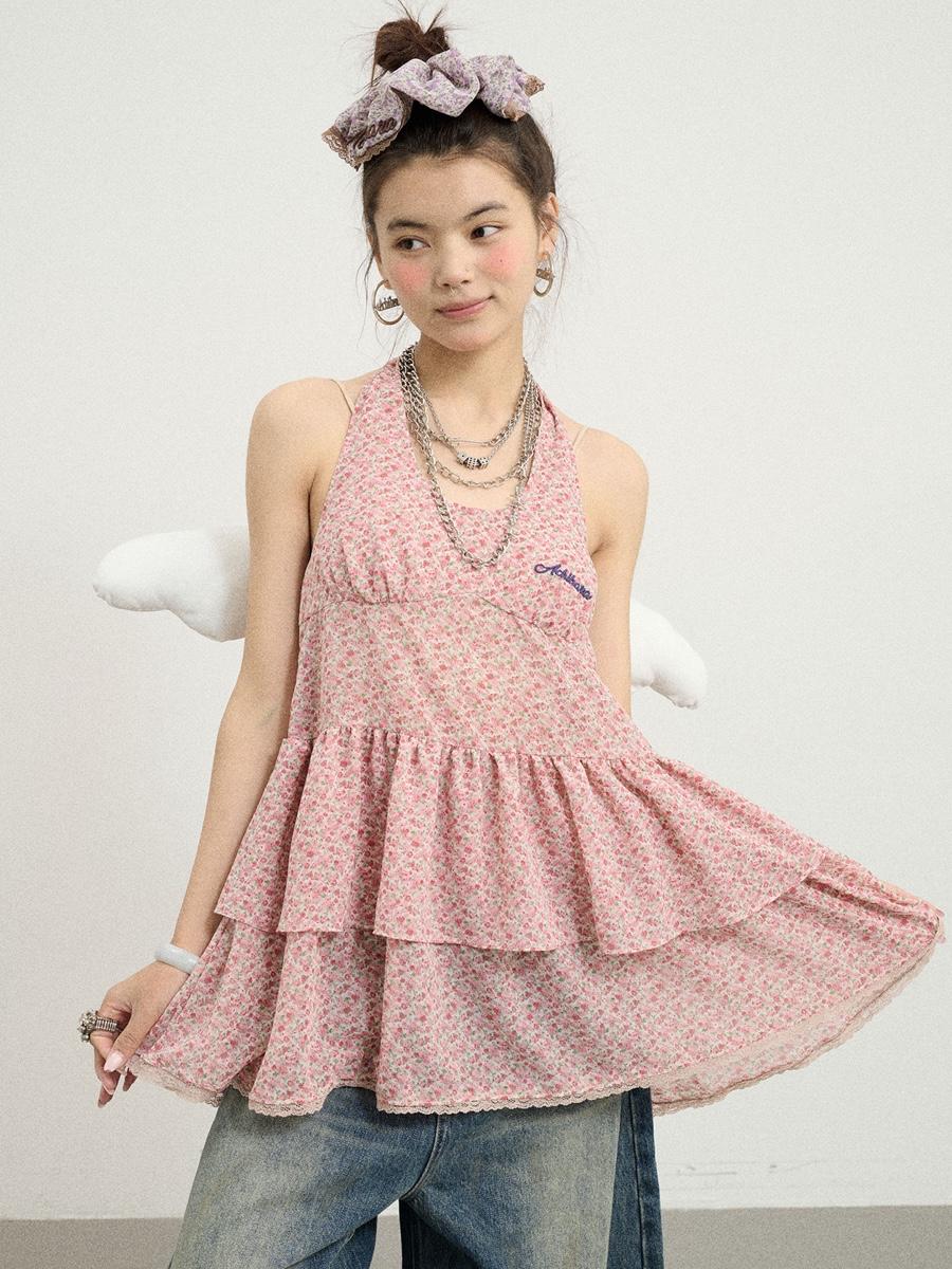 Achihara Summer Days Halter Dress (3color)