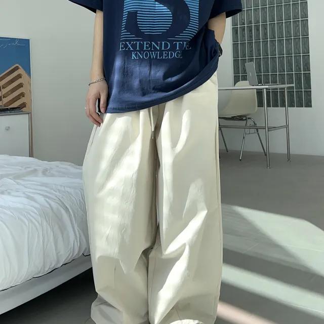 남녀공용 코튼 핀턱 벌룬 팬츠 (3color)