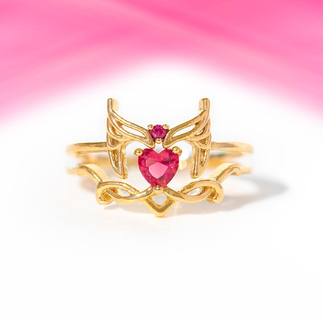 Marvel Studios Scarlet Witch Ring Set - Gold / 6
