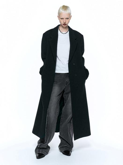 클래식 맥시 코트 BLACK