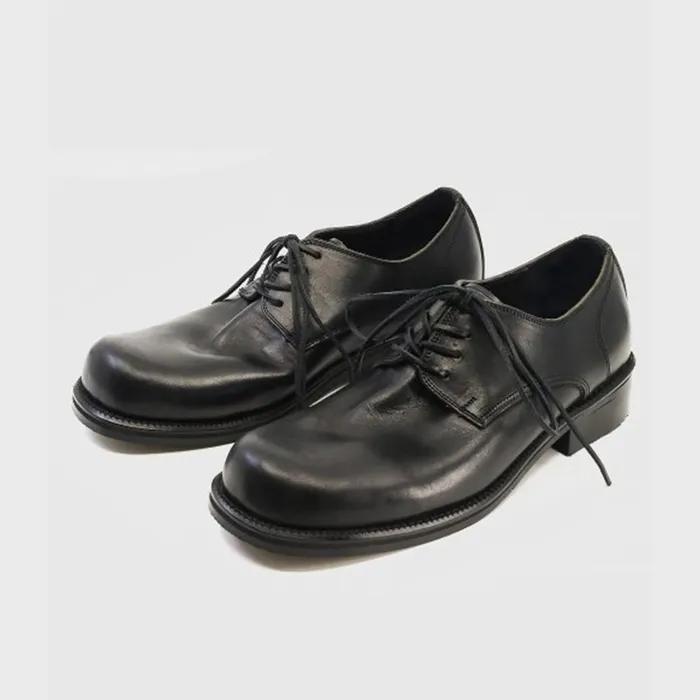 우든 홀스하이드 더비 슈즈  블랙