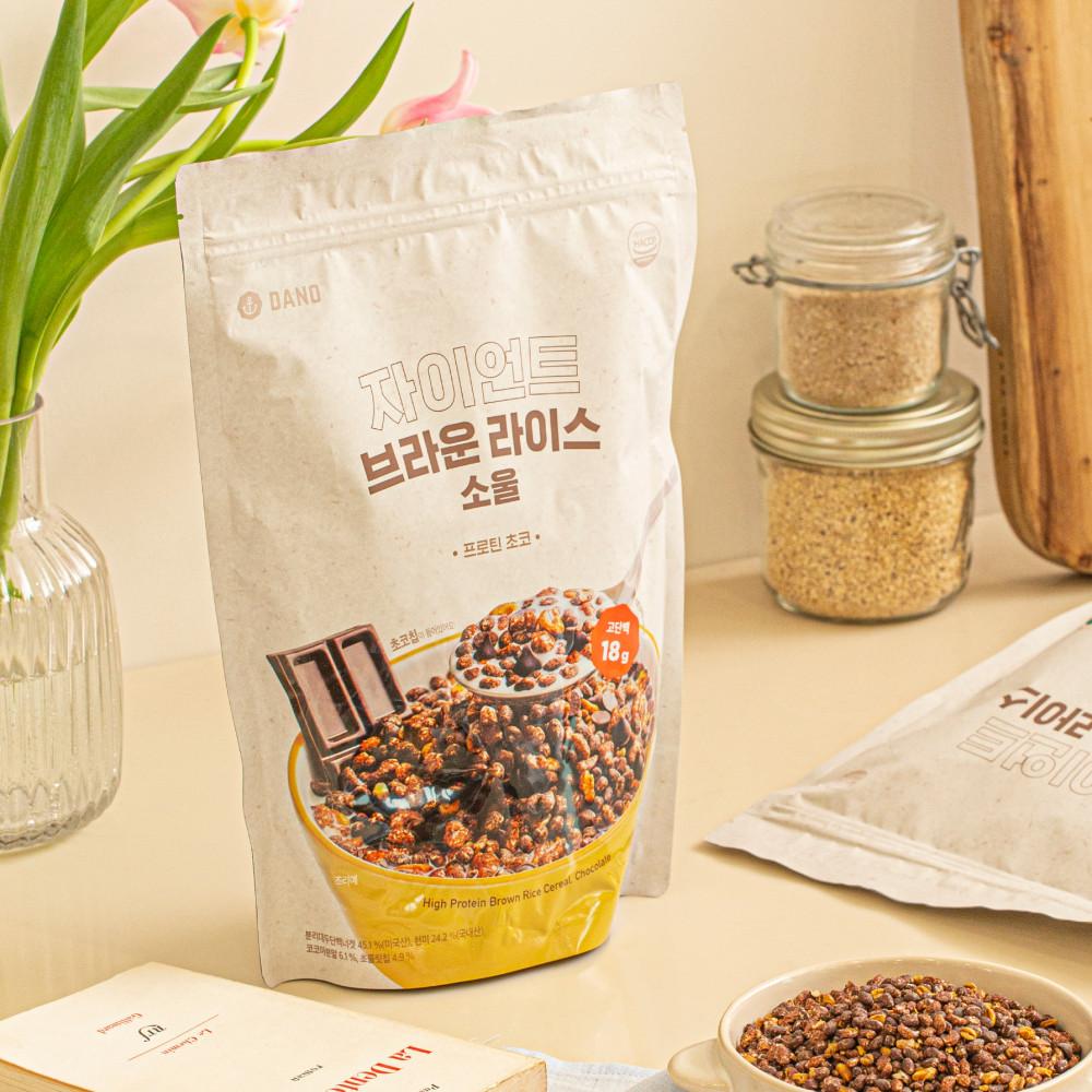 다노 프로틴 시리얼 단백질 무설탕 시리얼 500g 자이언트브라솔 초코 베리