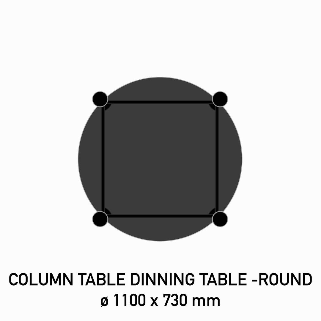 COLUMN DINNING TABLE/ 컬럼 다이닝 테이블 (원형)