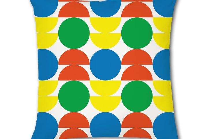 써클 쿠션/ 여아 남아 아이방 포인트 쿠션