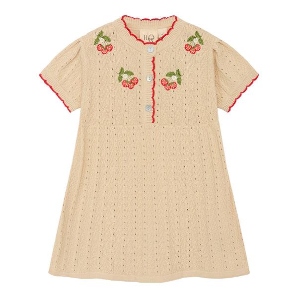 Faye Dress - WarmCotton/Rouge