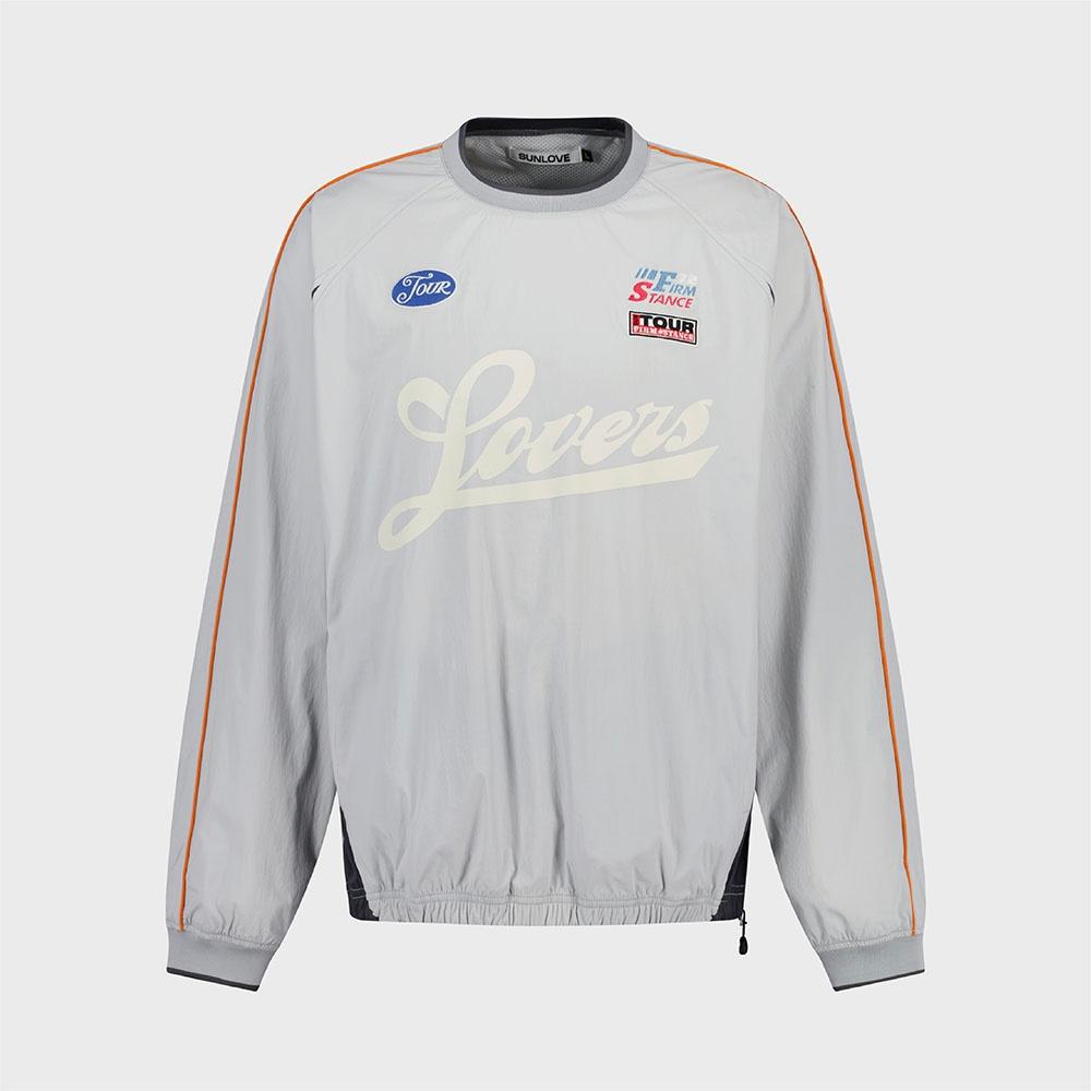 Lovers Golf Pullover Light Grey