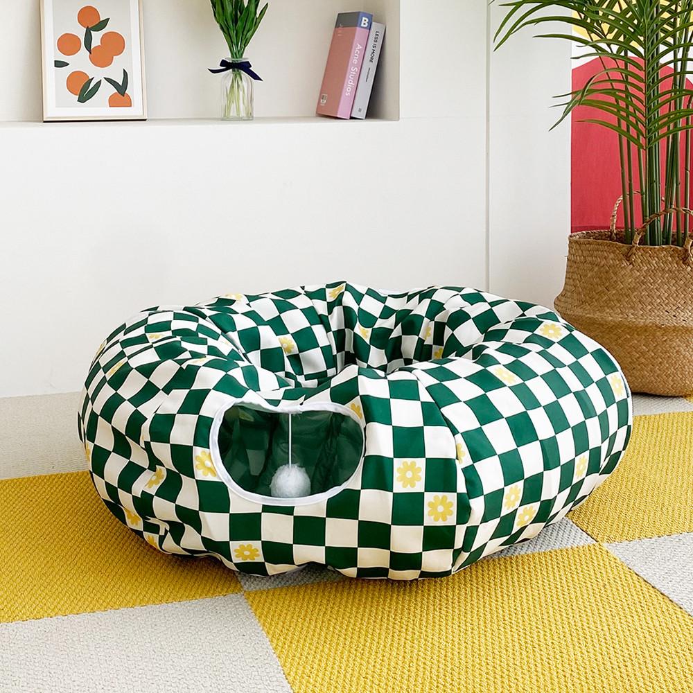 고양이 숨숨 터널 하우스 장난감