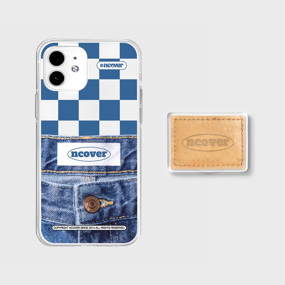 BLUE DENIM CHECKERBOARD SET(젤리 + 아크릴스마트톡)