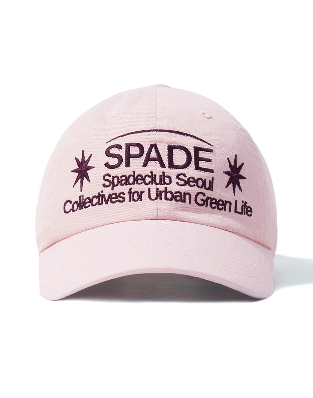 Spade Bomb Ball Cap - Pink 스페이드 밤 볼캡