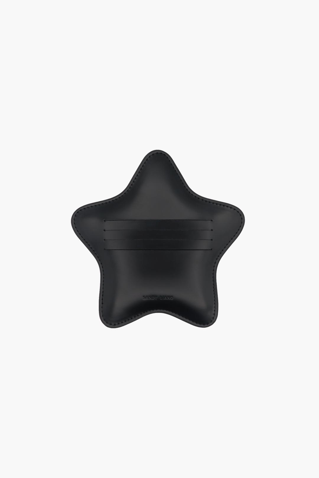 STAR CARD HOLDER - BLACK