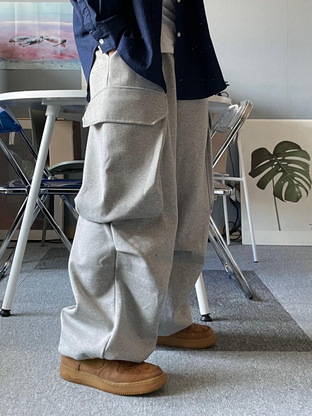 (🚀당일출고🚀)(3COLOR) 와이드포켓 카고팬츠 (벌룬팬츠,카고바지, 와이드팬츠)