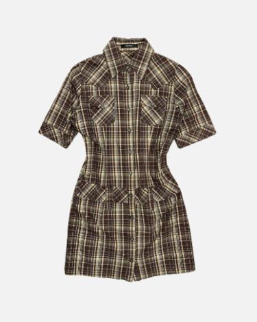 western concho shirt dress
