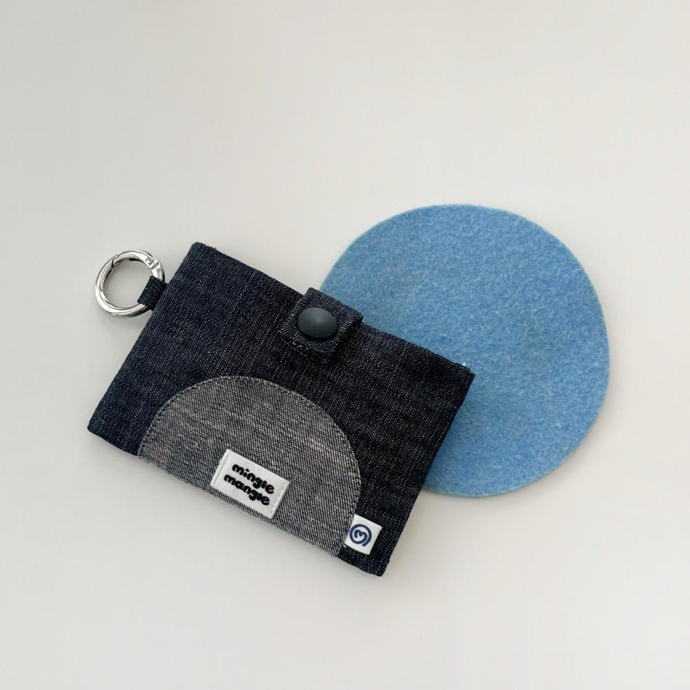 밍글맹글포켓 카드지갑 미니파우치 멀티파우치 -데님버전